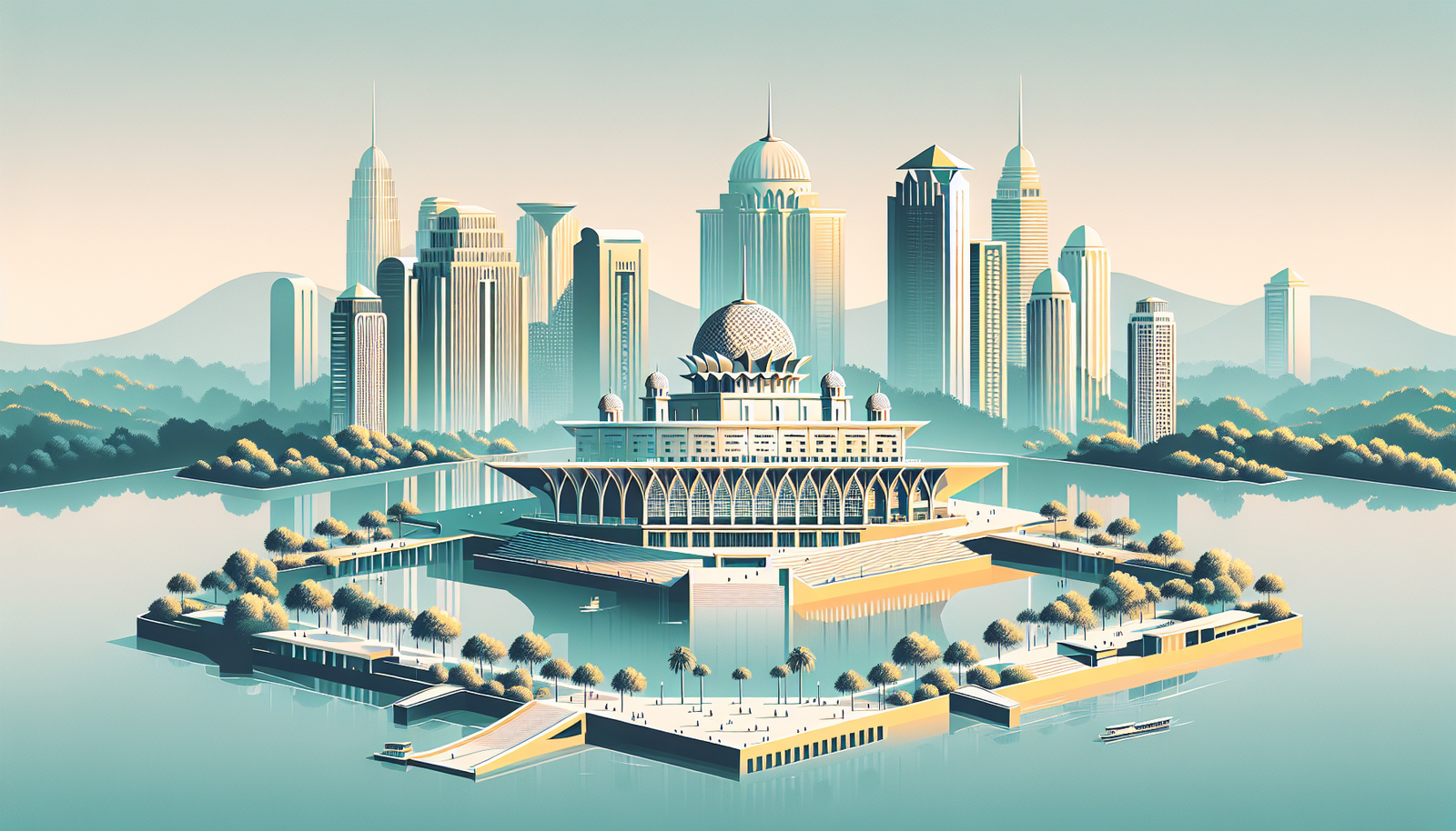 Bandaraya Putrajaya pandangan artistic